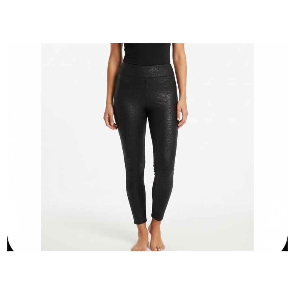 Torrid Women’s Sparkly Black Leggings Size 0 Cotton/Spandex Ankle Length